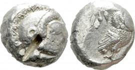 ATTICA. Athens. Tetradrachm (Circa 485-480 BC)