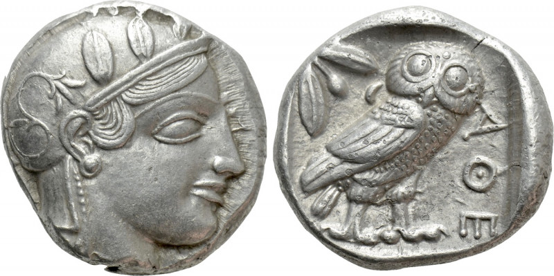 ATTICA. Athens. Tetradrachm (Circa 460-454 BC). 

Obv: Helmeted head of Athena...