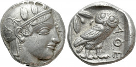 ATTICA. Athens. Tetradrachm (Circa 460-454 BC)