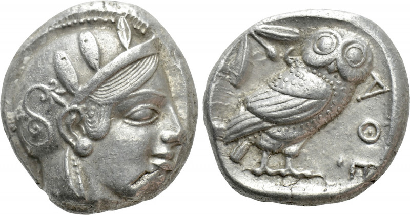 ATTICA. Athens. Tetradrachm (Circa 460-454 BC). 

Obv: Helmeted head of Athena...