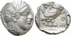ATTICA. Athens. Tetradrachm (Circa 460-454 BC)