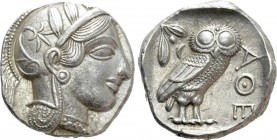 ATTICA. Athens. Tetradrachm (Circa 454-404 BC)
