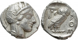 ATTICA. Athens. Tetradrachm (Circa 454-404 BC)