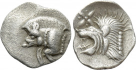 MYSIA. Kyzikos. Hemiobol (Circa 450-400 BC)