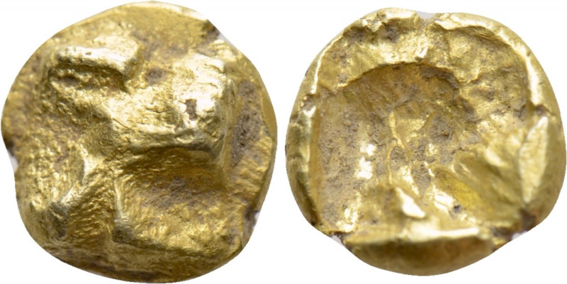 IONIA. Uncertain. EL 1/24 Stater (Circa 625-600 BC). 

Obv: Raised countercloc...