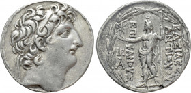 SELEUKID KINGDOM. Antiochos VIII Epiphanes (Grypos) (121/0-97/6 BC). Tetradrachm. Antioch on the Orontes