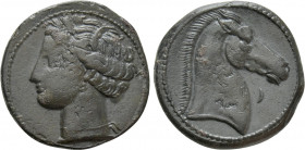 CARTHAGE. Ae (Circa 300-264 BC). Mint on Sardinia