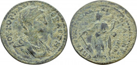 LYDIA. Saitta. Julia Paula (Augusta, 219-220). Ae. Aurelius Attinas, magistrate