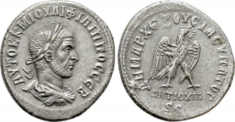 SELEUCIS & PIERIA. Antioch. Philip I 'the Arab' (244-249). Tetradrachm. 

Obv:...