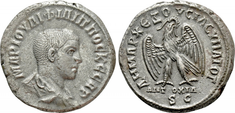 SELEUCIS & PIERIA. Antioch. Philip II (Caesar, 244-247). Tetradrachm. 

Obv: M...