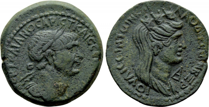SELEUCIS & PIERIA. Laodicea ad Mare. Trajan (98-117). Ae. Dated CY 162 (115/6). ...