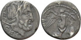 L. RUBRIUS DOSSENUS. Quinarius (87 BC). Rome