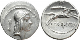 C. CALPURNIUS PISO FRUGI. Denarius (67 BC). Rome