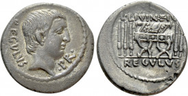 L. LIVINEIUS REGULUS. Denarius (42 BC). Rome