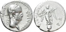 GALBA (68-69). Denarius. Uncertain mint in Gaul, possibly Narbo