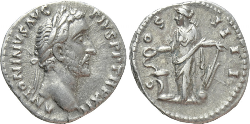 ANTONINUS PIUS (138-161). Denarius. Rome. 

Obv: ANTONINVS AVG PIVS P P TR P X...