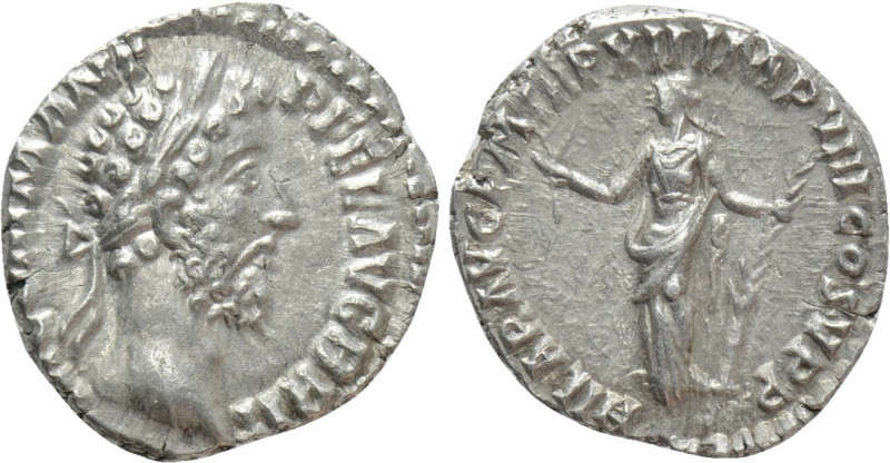 COMMODUS (177-192). Denarius. Rome. 

Obv: M COMM ANT P FEL AVG BRIT. 
Laurea...