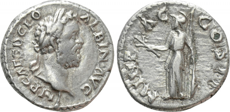 CLODIUS ALBINUS (Caesar, 193-195). Denarius. Lugdunum. 

Obv: IMP CAES D CLO A...