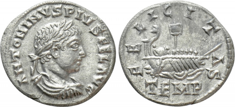 ELAGABALUS (218-222). Denarius. Antioch. 

Obv: ANTONINVS PIVS FEL AVG. 
Laur...