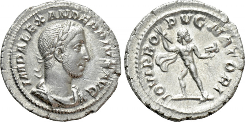 SEVERUS ALEXANDER (222-235). Denarius. Rome. 

Obv: IMP ALEXANDER PIVS AVG. 
...