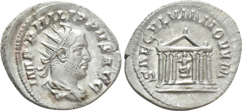 PHILIP I 'THE ARAB' (244-249). Antoninianus. Rome. Saecular Games/1000th Anniver...