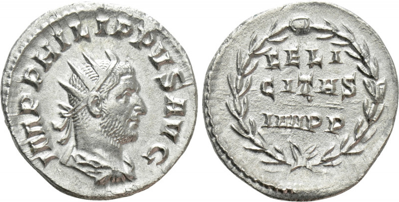 PHILIP I 'THE ARAB' (244-249). Antoninianus. Rome. 

Obv: IMP PHILIPPVS AVG. ...