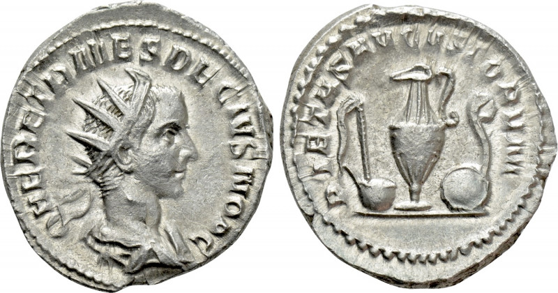 HERENNIUS ETRUSCUS (Caesar, 249-251). Antoninianus. Rome. 

Obv: Q HER ETR MES...