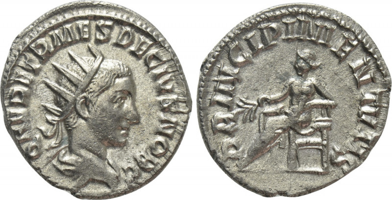 HERENNIUS ETRUSCUS (250-251). Antoninianus. Rome. 

Obv: Q HER ETR MES DECIVS ...