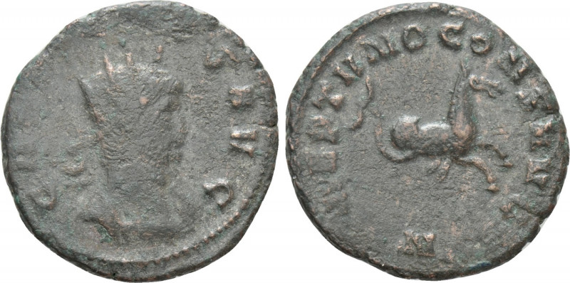 GALLIENUS (253-268). Antoninianus. Rome. 

Obv: GALLIENVS AVG. 
Radiate and c...