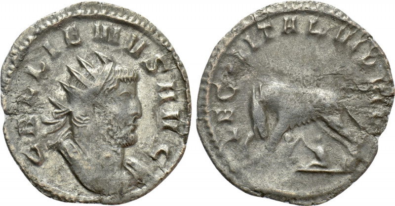 GALLIENUS (253-268). Antoninianus. Mediolanum. 

Obv: GALLIENVS AVG. 
Radiate...