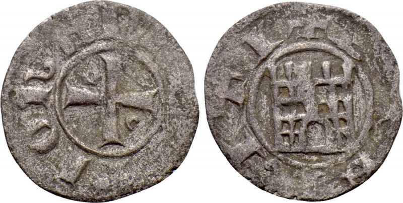 CRUSADERS. Beirut. John I of Ibelin (Circa 1198/1205-1236). Denier. 

Obv: + I...