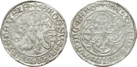 GERMANY. Saxe-Meissen. Balthasar (1349-1406). Groschen. Freiberg