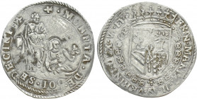 ITALY. Urbino. Francesco Maria II della Rovere (1574-1621 & 1623-1624). 2 Sedicine or 32 Quattrini