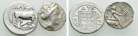 2 Greek Coins