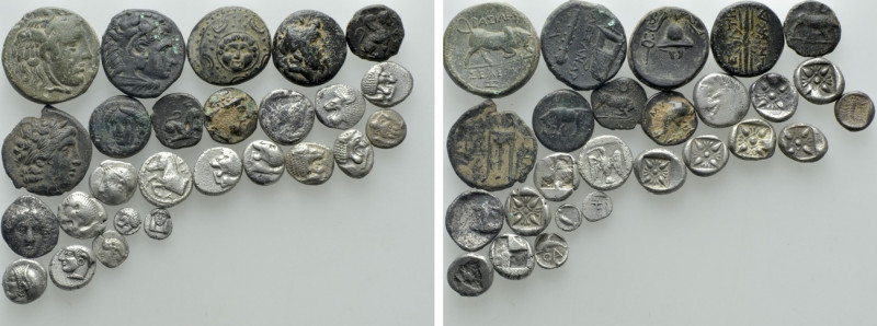 26 Greek Coins.

Obv: .
Rev: .

.

Condition: See picture.

Weight: g....