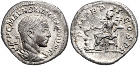 Rom - Kaiserzeit Severus Alexander 222-235 Denar IMP C M AVR SEV ALEXAND AVG Büste mit Lorbeerkranz nach rechts / P M TR P II COS PP Salus nach links ...