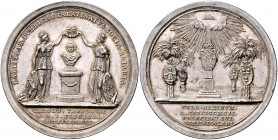 Bayern Karl Theodor 1777-1799 Silbermedaille 1792 (v. Bückle) auf sein 50-jähriges Regierungsjubiläum als Kurfürst von der Pfalz Witt. 2308. Forster 5...