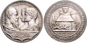 Bayern - München Silbermedaille 1910 (v. Dasio) auf 100 Jahre Oktoberfest Weber 78. 
32,0mm 16,9g f.st/st