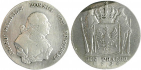 Brandenburg in den Marken - Preussen Friedrich Wilhelm II. 1786-1797 Taler 1794 A Dav. 2599. Olding 3. v. Schr. 38. Jg. 25. 
 f.ss