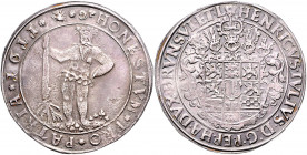 Braunschweig und Lüneburg - Wolfenbüttel Heinrich Julius 1589-1613 Reichstaler 1611 Zellerfeld Dav. 6285. Welter 645 B. 
schöne Patina, min. korr. gu...