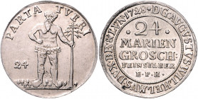 Braunschweig und Lüneburg - Wolfenbüttel August Wilhelm 1714-1731 24 Mariengroschen 1728 EPH Dav. 351. Welter 2383. 
kl.Sf. vz