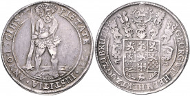 Braunschweig und Lüneburg - Calenberg-Hannover Georg Wilhelm 1648-1665 Reichstaler 1661 HS - Zellerfeld Welter 1583. Dav. 6528. 
 vz-