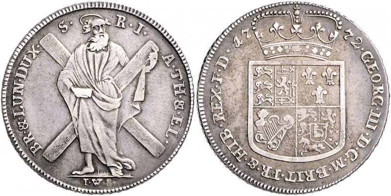 Braunschweig und Lüneburg - Calenberg-Hannover Georg III. 1760-1820 Reichstaler ...