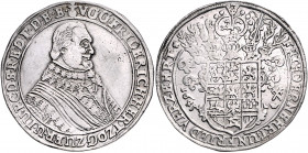 Braunschweig und Lüneburg - Lüneburg-Celle Friedrich 1636-1648 Reichstaler 1645 LW Dav. 6497. Welter 1415. 
winz.Sf. gutes ss