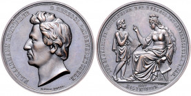 Braunschweig und Lüneburg - Braunschweig, Herzogtum Wilhelm 1831-1884 Bronzemedaille 1882 (v. Hesse/Held) auf die 50-Jahrfeier der herzogl. Baugewerks...