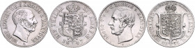 Braunschweig und Lüneburg - Hannover, ab 1762 Königreich Ernst August 1837-1851 Taler 1847 Kahnt 232. Dav. 673. AKS 105. Thun 164. Dazu: (Georg V.)Aus...