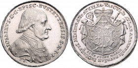 Eichstätt - Bistum Joseph Konrad IV. Graf von Stubenberg 1790-1802 Taler 1796 München Dav. 2213. 
Erstabschlag vz-st