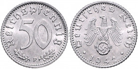 Drittes Reich 50 Pfennig 1942 F J. 372. 
 st-