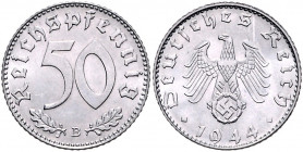 Drittes Reich 50 Pfennig 1944 B J. 372. 
 st