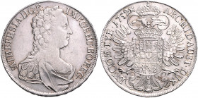 RDR - Österreich Maria Theresia 1740-1780 Konventionstaler 1752 Hall Dav. 1122. Her. 466. Eypeltauer 80. 
 ss/ss-vz